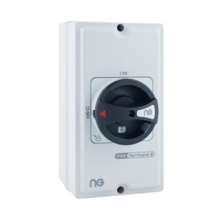 Niglon ISDC164 GRP 16A 4 Pole IP66 DC Rotary Isolator